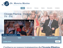 Tablet Screenshot of drmoreiramartins.com